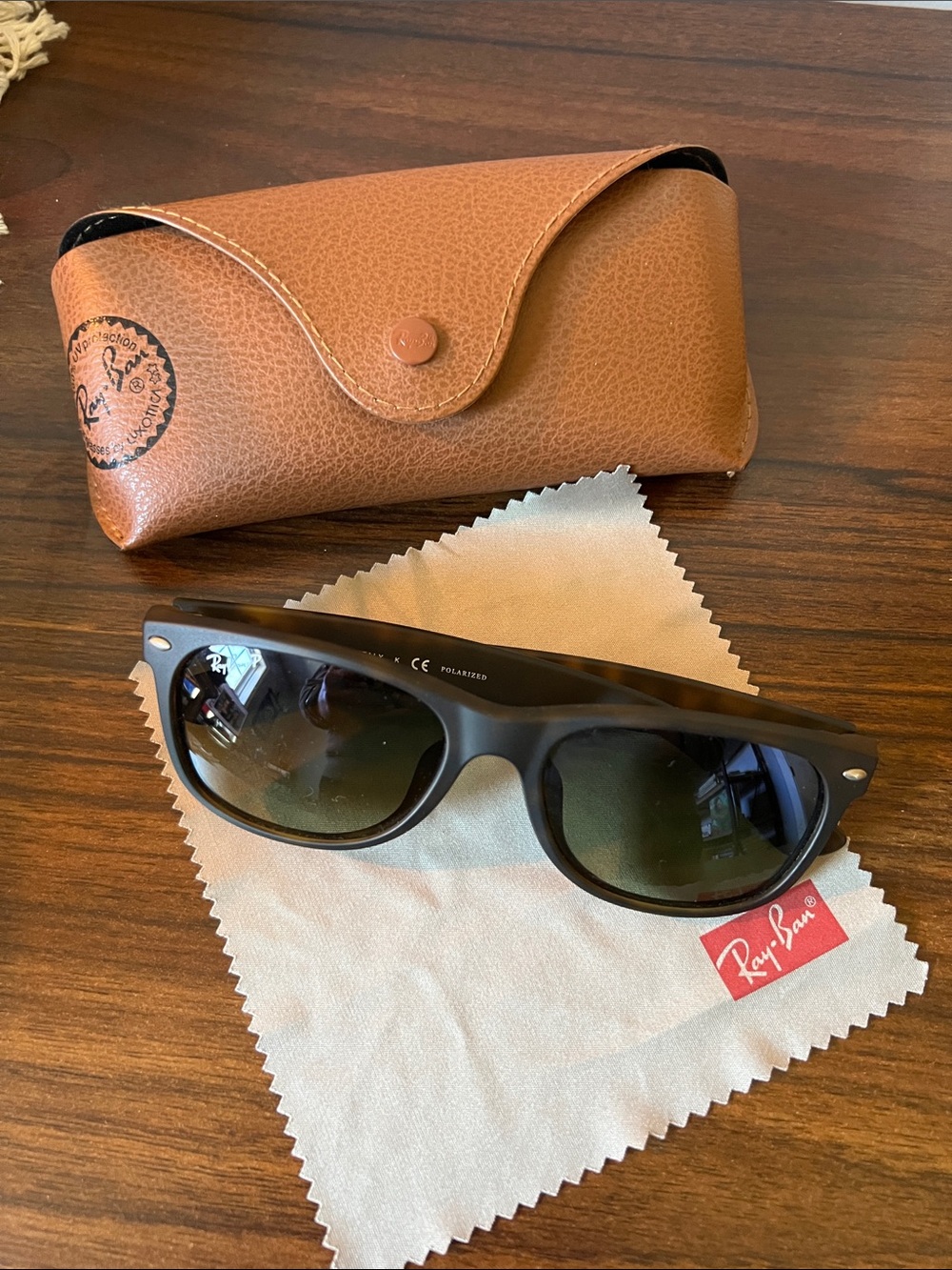 Ray-Ban New Wayfarer Sunglasses with Polarized Lenses
